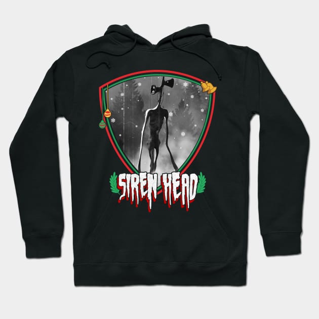 Christmas Siren Head Hoodie by opippi